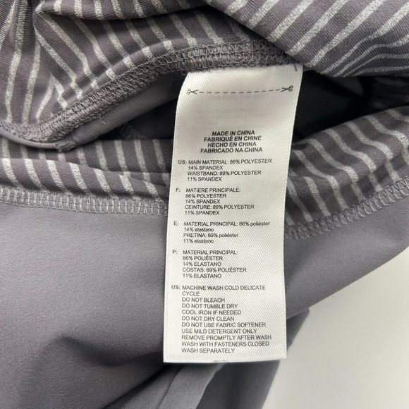 Adidas Golf Gray Pull On Athletic Pants Elastic Waist Zipper Pockets Stretch XS - Picture 11 of 11